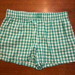 Green joyspun shorts